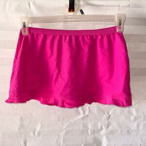 Total Girl Magenta Spandex Swim Cover Up Skirt Size 12.5 Plus Girls Swimwear